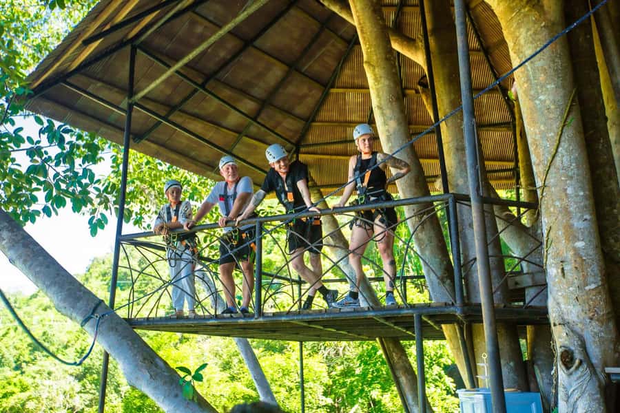 Ko Pha Ngan: Sky-High Zipline & Wang Sai Waterfall Views - Pedaling the Sky Bike