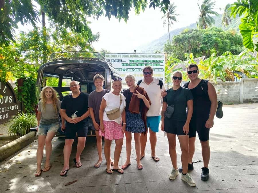 Koh Phangan Shared Road Trip by Mingalaba road trip - Pickup from Haad Rin and Thong Sala