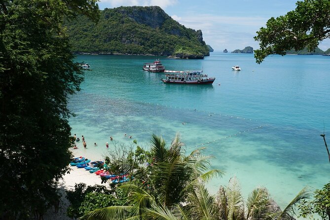 Koh Samui Angthong Marine Park Day Tour with Lunch by Big Boat - The boat ride to Angthong’s limestone islands