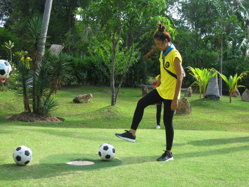 Koh Samui: Football Golf & Botanical Gardens - The finish, prize, and podium photo