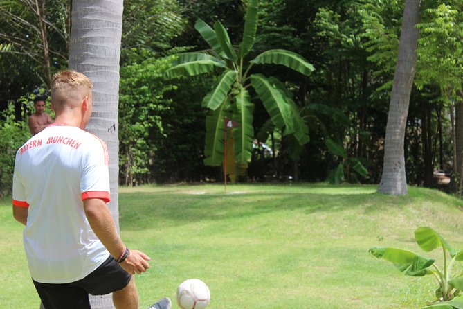 Koh Samui Footgolf & Botanical Gardens - Pickup, footwear, and what comes with the $60 price