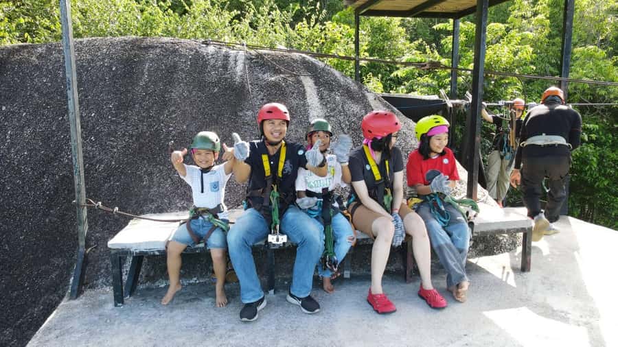 Koh Samui: Zipline Experience of Lamai Viewpoint - What the zipline portion is like
