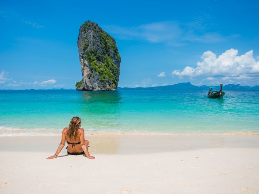 Krabi: 4 Islands Day Trip by Speedboat Including Lunch Box - Poda Island: lunch and the longest beach break