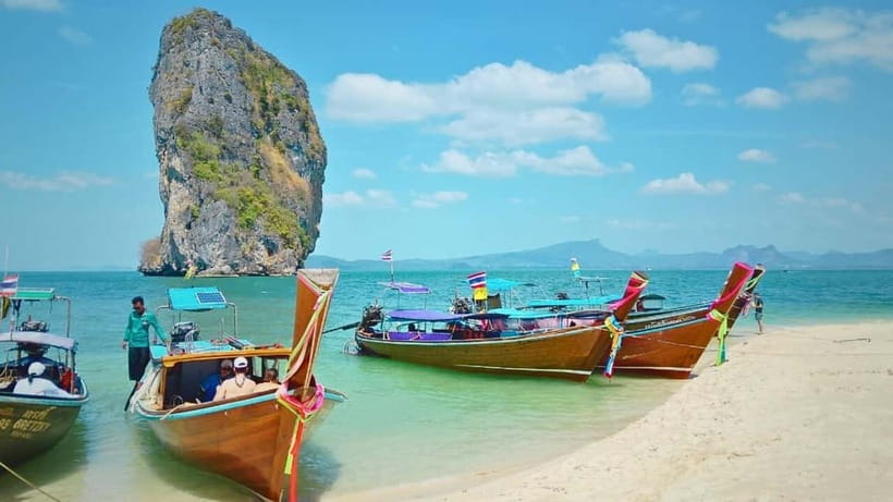 Krabi: 4 Islands Hopping & Snorkeling Tour - Tup Island and Thale Waek: let the tide shape the view
