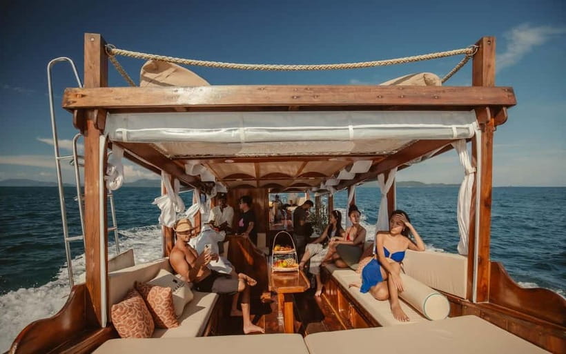 Krabi: 7 Island Tour by Luxury Longtail Boat with Snorkeling - Poda Island is the main event