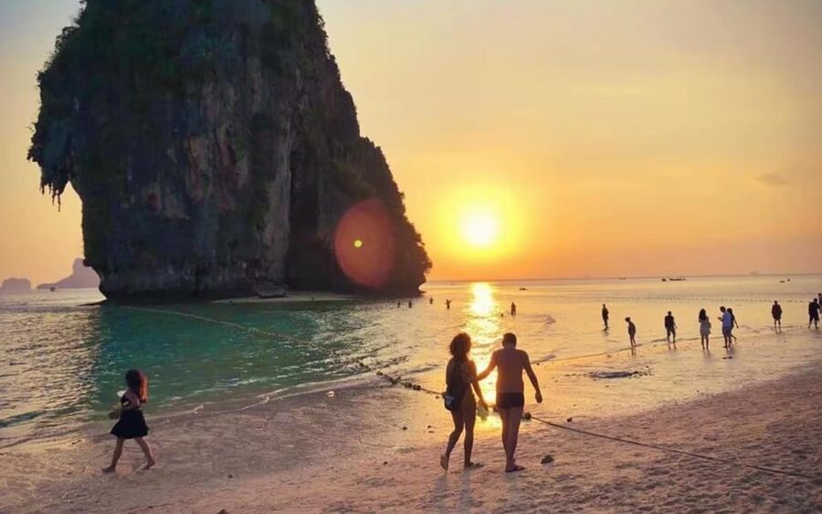 Krabi: 7 Islands Sunset Hopping Cruise with BBQ & Plankton - Chicken Island snorkeling and the limits of the reef stops