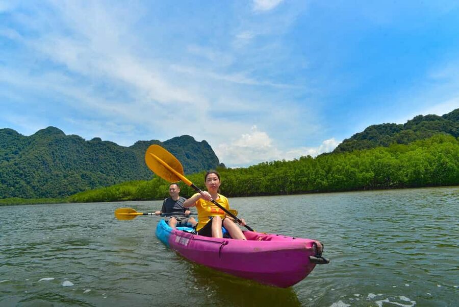 Krabi: Ao Thalane Mangrove Kayaking with Extras - Tide changes the route