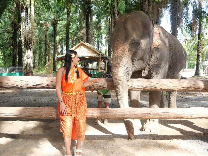 Krabi: Elephant Feeding Program with Traditional Thai Dress - What the mahouts add to the visit