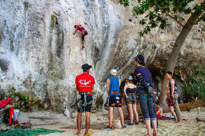 Krabi: Half-Day Rock Climbing Introduction at Railay Beach - Getting from Krabi to the cliffs