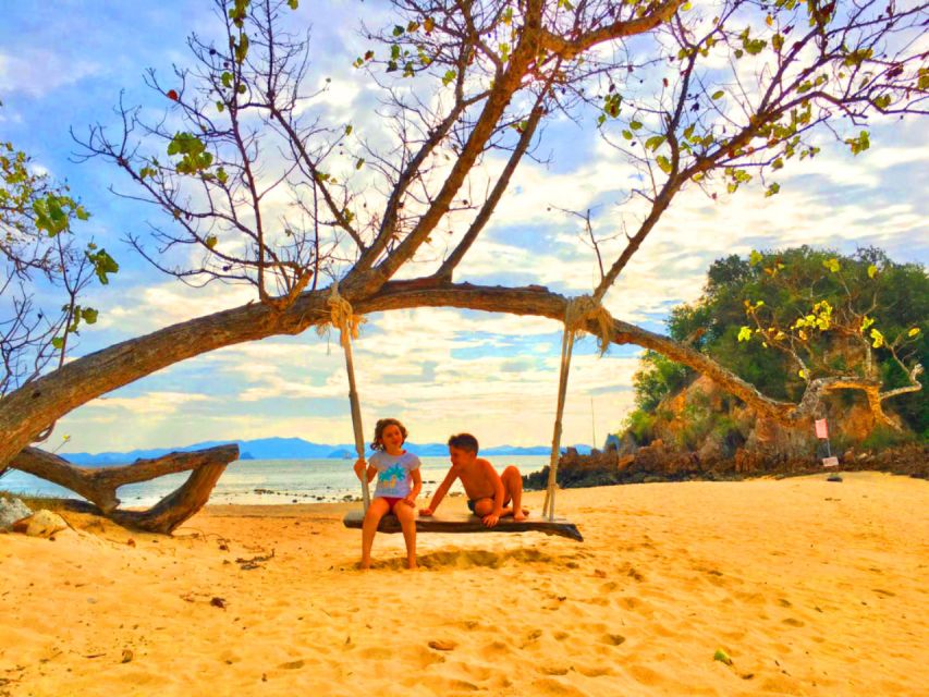 Krabi: Hong Island Sunset and BBQ Dinner Tour - Lading Island for snorkeling and a slower pause