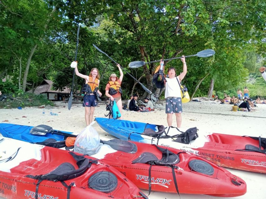 Krabi: Hong Island Tour by Longtail Boat with Kayak Option - Lunch and beach time at Koh Lao Lading