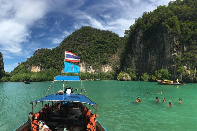 Krabi Hong Island Tour: Charter Private Long-tail Boat - Hong Lagoon between cliffs and mangroves