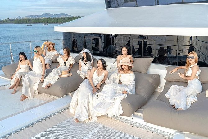 Krabi Hong Islands Sunset Party Catamaran Cruise - Pak Ka for kayaking, paddleboarding, and swimming