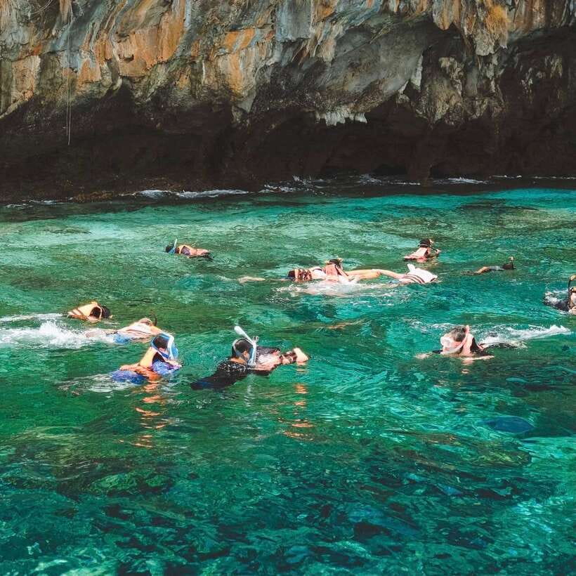 Krabi: Phi Phi Islands Speedboat Tour with Buffet Lunch - Loh Samah Bay and the walk to Maya Bay