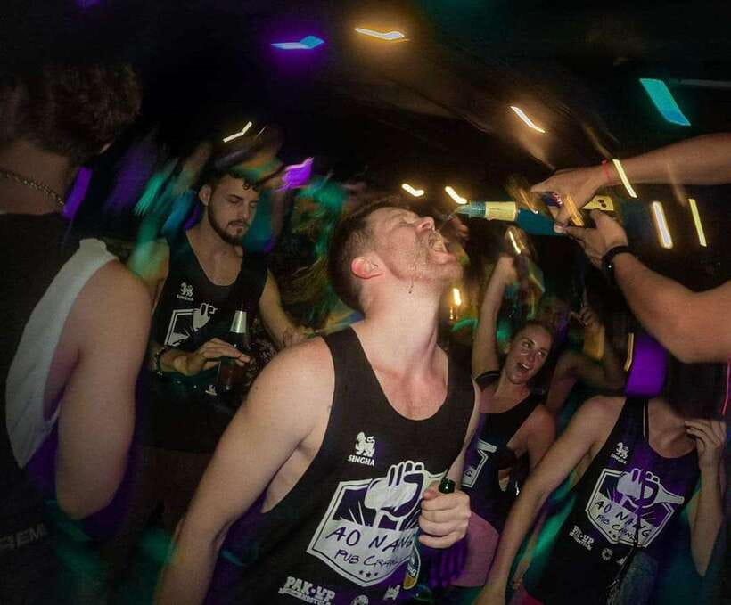 Krabi Pub Crawl - The Best Nightlife Tour in Ao Nang! - Free shots, drink specials, and the bucket