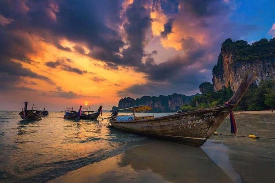 Krabi: Railay Sunset and Bioluminescent Plankton Tour - Meeting at Burger King Ao Nang