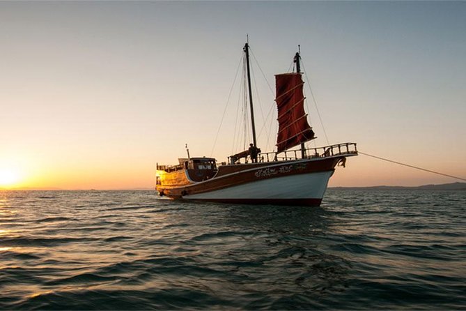 Krabi Romantic Sunset Cruise with BBQ Seafood Dinner by Krabi Sea Cruise - Chicken Rock gives you the first swim