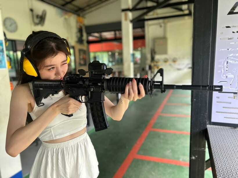Krabi shooting range(.22 LRM4, .10 bullet) - Safety, rules, and what to bring