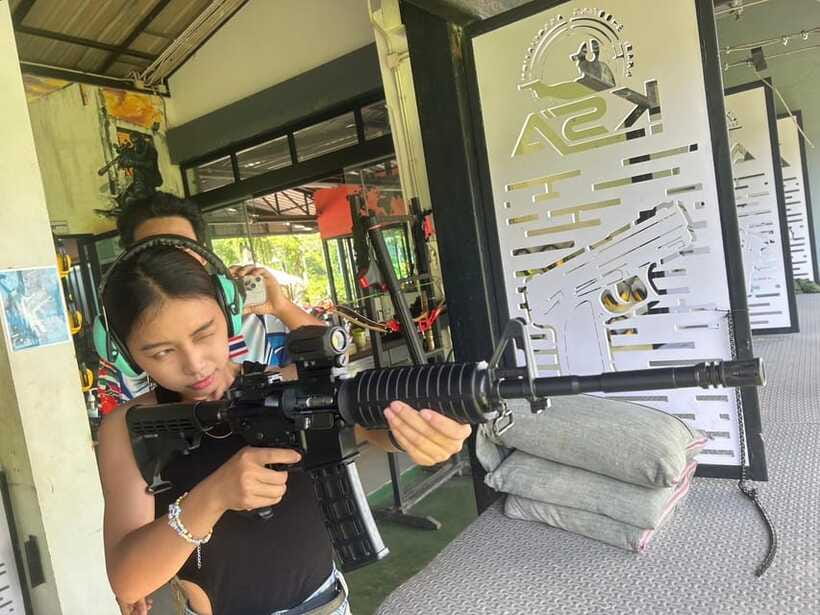 Krabi shooting range(.22 LRM4, .10 bullet) - Cancellation and flexible planning