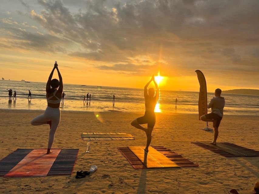 Krabi: Sunset Yoga Balance Join-in Class - How the class is likely to unfold
