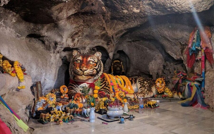 Krabi: Tiger Cave, Hot Springs and Emerald Pool Jungle Tour - Thai buffet lunch and a useful break