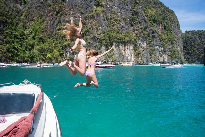 Krabi to Phi Phi Islands by Speedboat - Bamboo Island, Poda Island, and the changing route