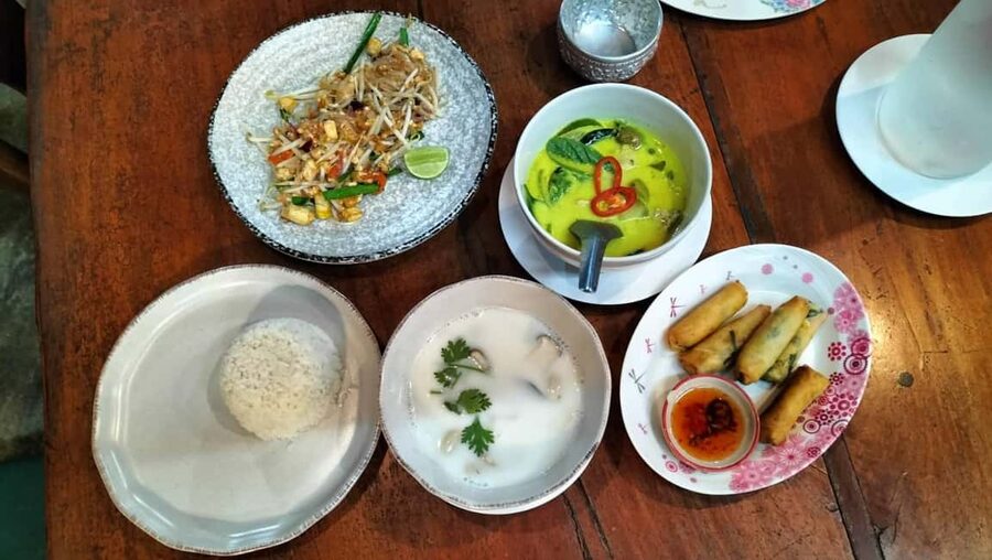 Krabi: Traditional Thai Cooking Class with Local Chef - Eating the food you have cooked