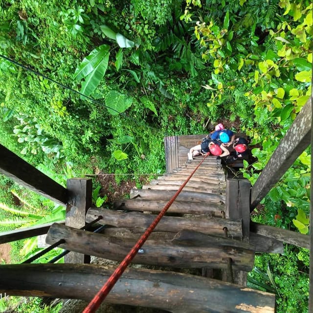 Krabi: Zipline, ATV & Top Rope Climbing Experience - Zone A, Zone B, and the ladder climbs