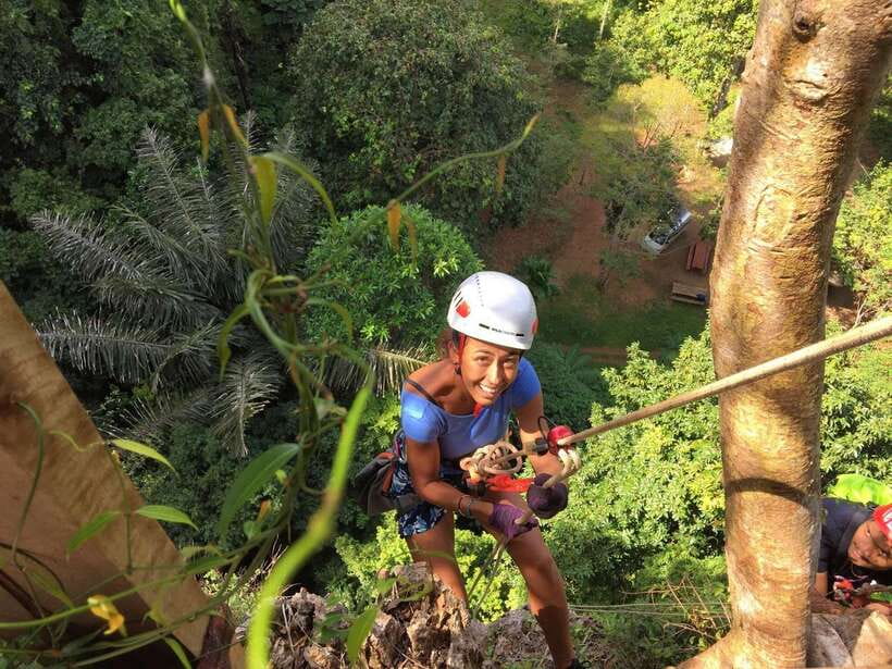 Krabi: Ziplining with Abseiling and Rock Climbing Options - The full-day package keeps the action coming