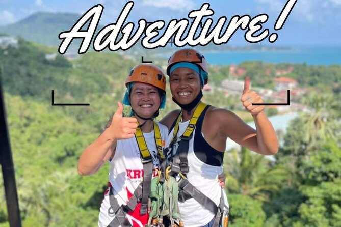 Lamai Viewpoint Zip lining with Cable Car and Panoramic View - Staying for Thai Tea and the Restaurant View