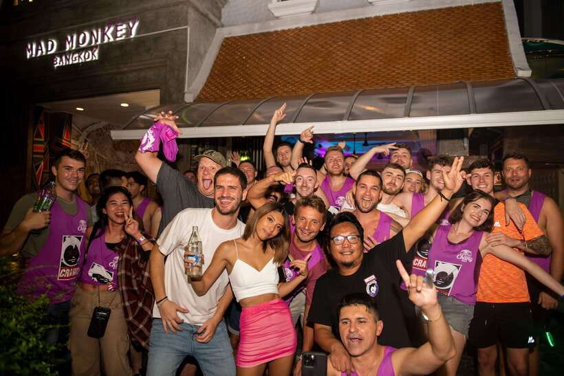 Mad Monkey Bangkok Pub Crawl - 11:15 PM at Rere