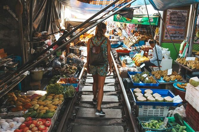 Maeklong Railway Market and Damnoen Saduak Floating Market Tour From Bangkok - What you will find among the Maeklong stalls