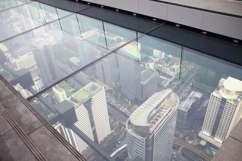 Mahanakhon SkyWalk Entry Ticket - The 78th-floor glass tray and outdoor deck