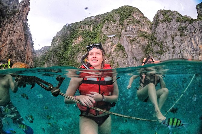 Maya Bay Sleepaboard Spend the night on our purpose built boat in Maya Bay - Dinner, drinks, and a night in the sea