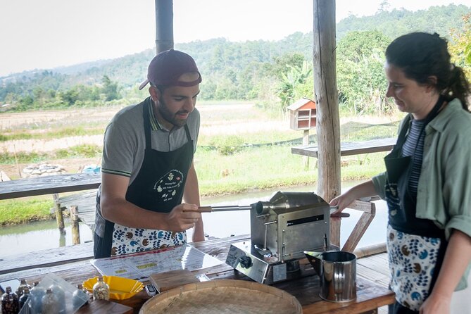 Off the Map Chiang Mai Jungle Coffee Trek Roast and Brew - A farm-to-table vegetarian lunch in Mae Wang
