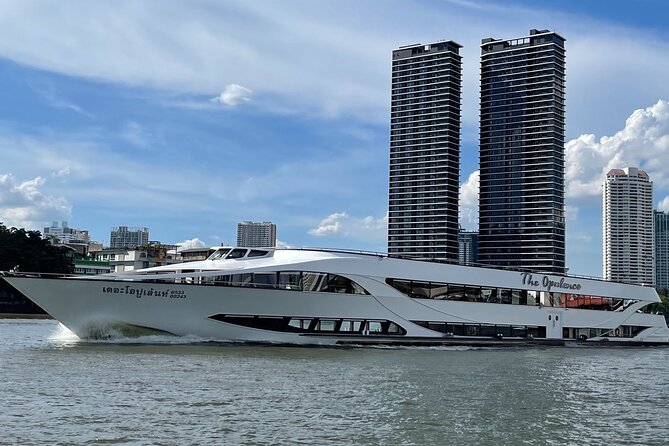 Opulence Buffet Dinner Cruise & Cultural Show - A polished boat with room for views
