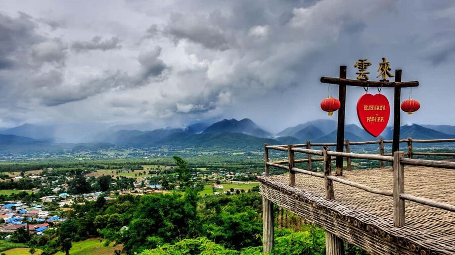 Pai: Sunset Tour with Yun Lai, Pai Canyon, Two Huts - Yun Lai Viewpoint and the broad view over Pai