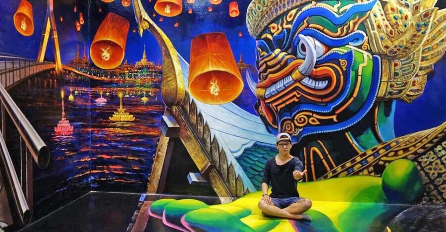 Pattaya: Art in Paradise 3D Museum Discounted Ticket - Facing dinosaurs without getting muddy