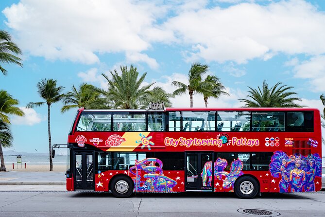 Pattaya Hop-On Hop-Off Bus Tours - Red Line: Pattaya beachfront, city, and culture