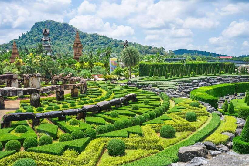 Pattaya: Nong Nooch Tropical Garden Ticket for Foreigners - The French Garden, bonsai, and the first big views