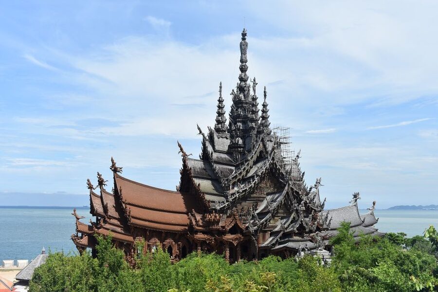 Pattaya: Private Customizeable City Highlights Tour & Driver - The Sanctuary of Truth, Pattaya’s major cultural stop