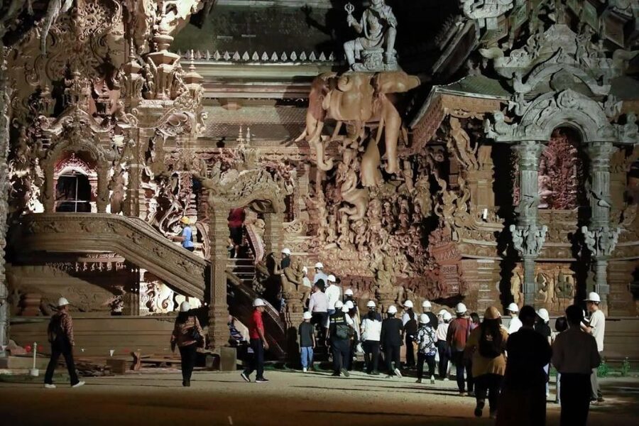 Pattaya: The Sanctuary of Truth Admission Ticket - Best times and the night-session choice