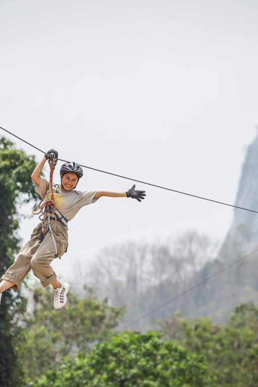 Pattaya: Zipline Adventure with 25 Platforms w/ Kids Option - Twenty-five platforms, but a brisk pace