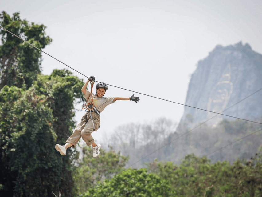 Pattaya: Zipline Adventure with 25 Platforms w/ Kids Option - The kids course for ages 4 to 7
