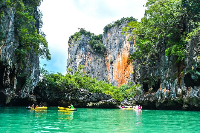 Phang Nga Bay Sea Cave Canoeing & James Bond Island by Big Boat - Panak Island and the first cave canoe ride