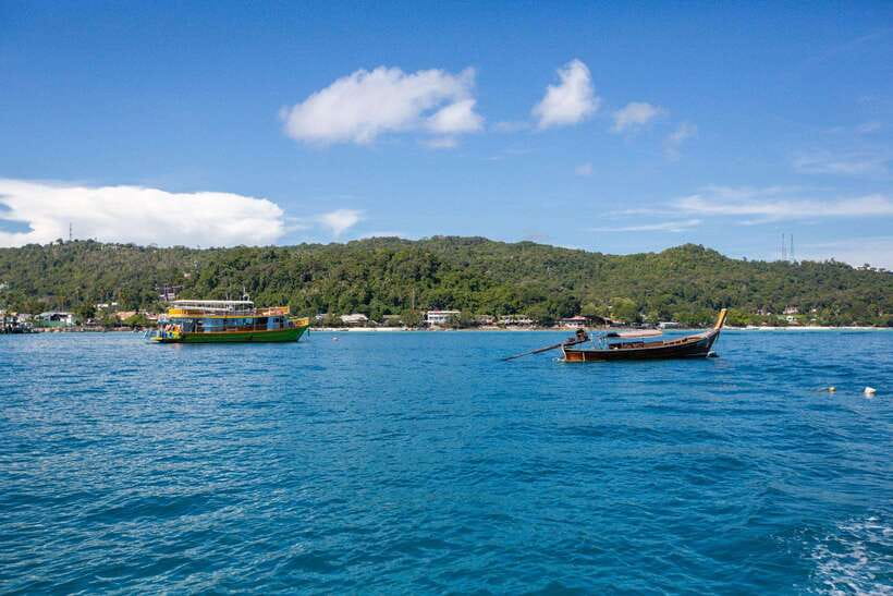 Phi Phi: 7 Island Day Tour by Longtail Boat - Viking Cave and the limits of a short history stop