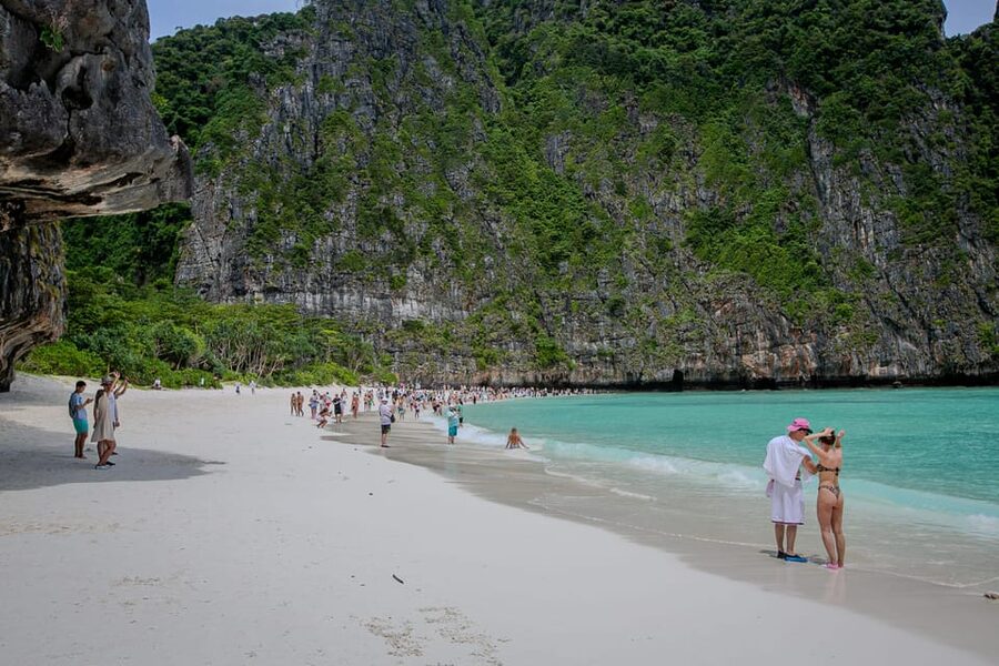 Phi Phi: 7 Island Longtail Boat Snorkeling Tour with Sunset - Viking Cave and the stories on the cliffs