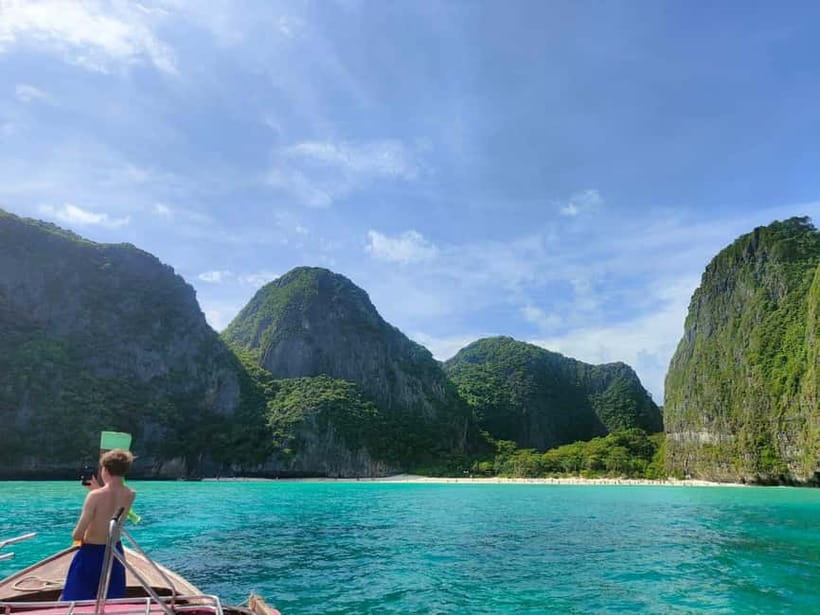 Phi Phi: Half Day Long Tail Boat to Maya Bay - Monkey Beach: 30 minutes with a warning