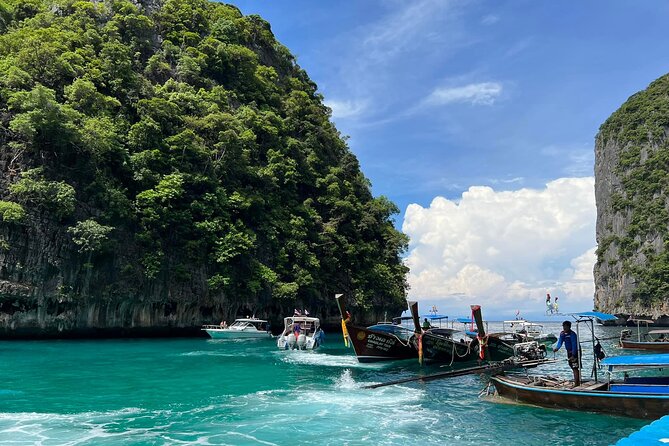 Phi Phi Island Adventure Day Tour from Phuket Speedboat/Catamaran - Viking Cave from the water