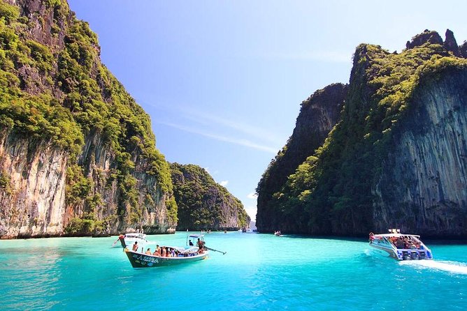 Phi Phi Island Big Boat Tour – Snorkeling, Beaches & Scenic Views - Snorkeling near Long Beach